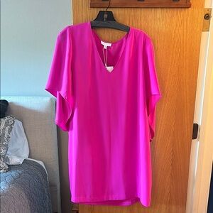 Vibrant Pink Mini Dress